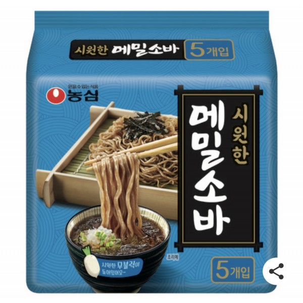 農心 - 韓國 日式蕎麥冷麵 127gx5包入